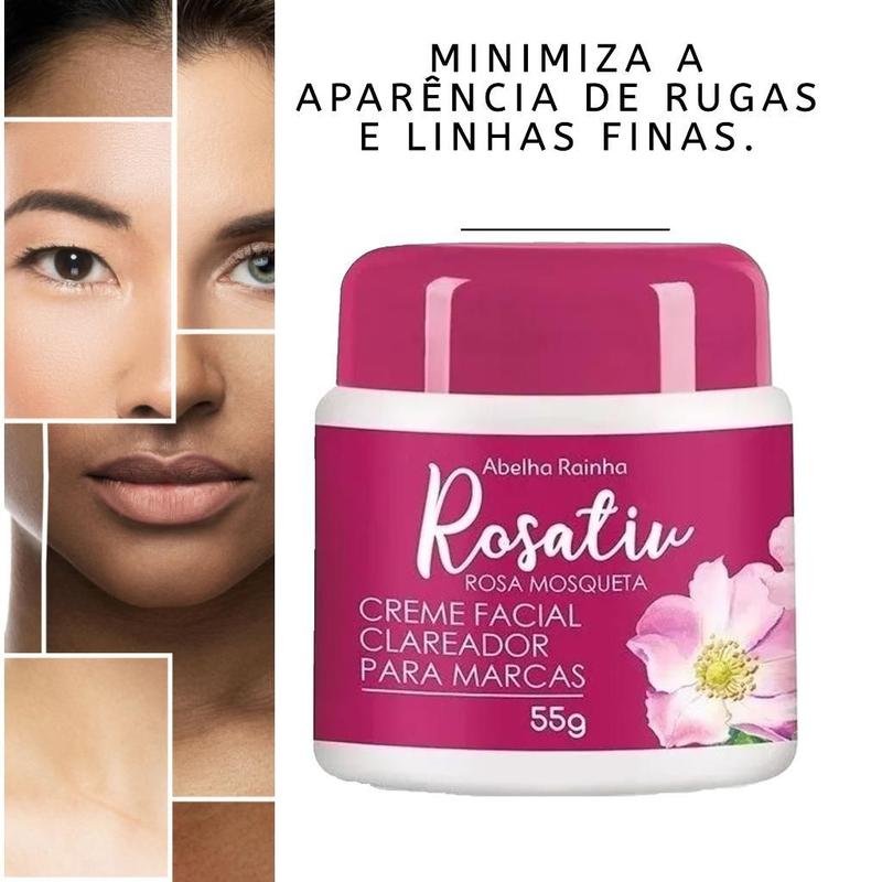 Creme Facial Clareador De Marcas Rosa Mosqueta Rosativ - 3
